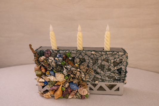 Seaside Glow Triple Candle Holder