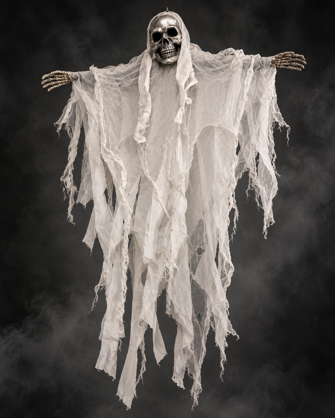 Hanging Skeleton Ghost Decoration