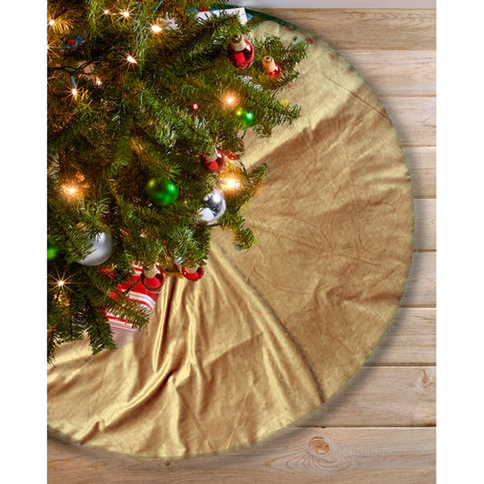 Christmas Tree Skirt - Gold