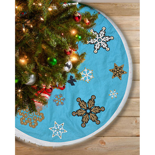 Christmas Tree Skirt - Blue