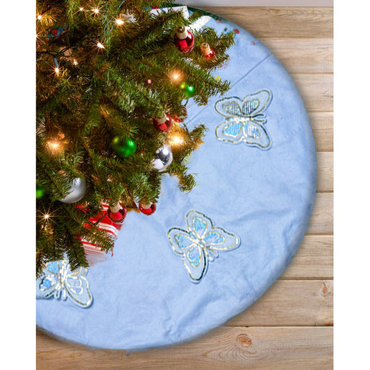 Christmas Tree Skirt - Blue