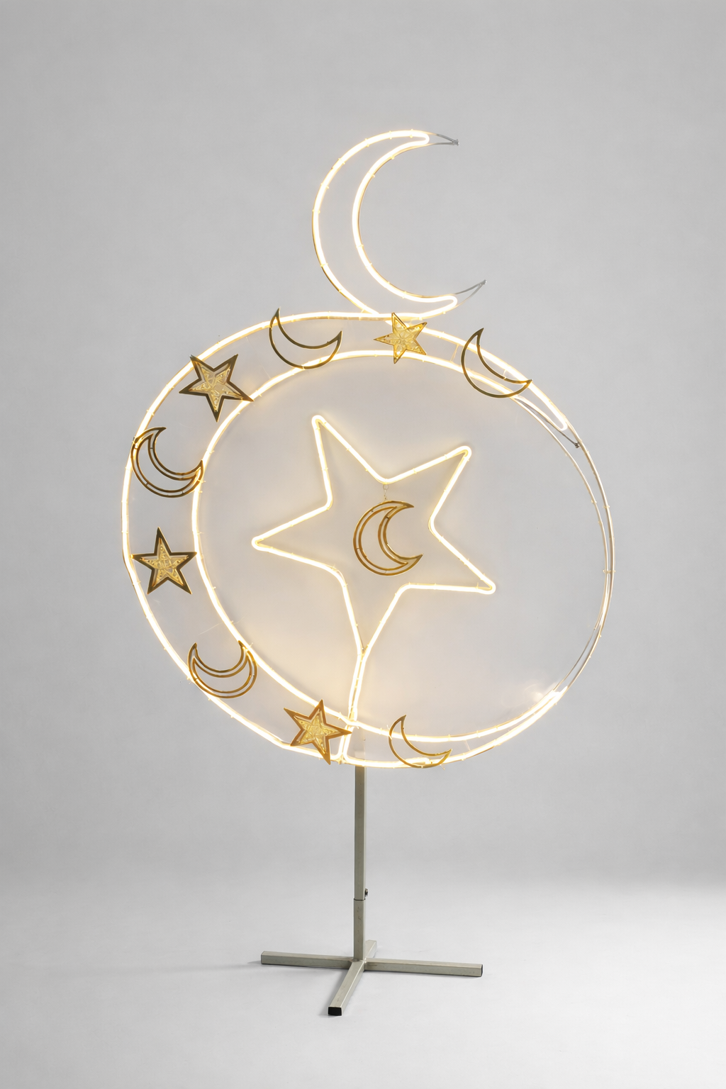 Star & Crescent Light Stand