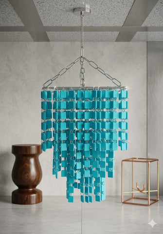 Cascade Beaded Ceiling Lamp