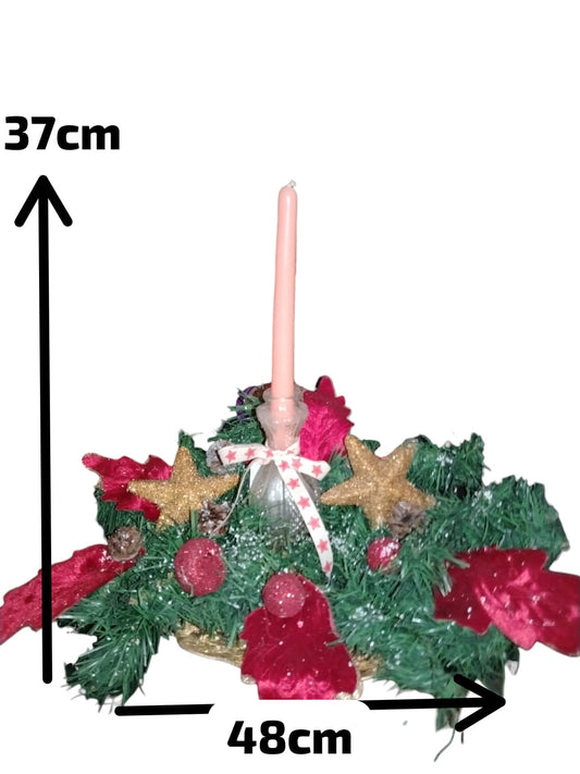 centepiece with candle