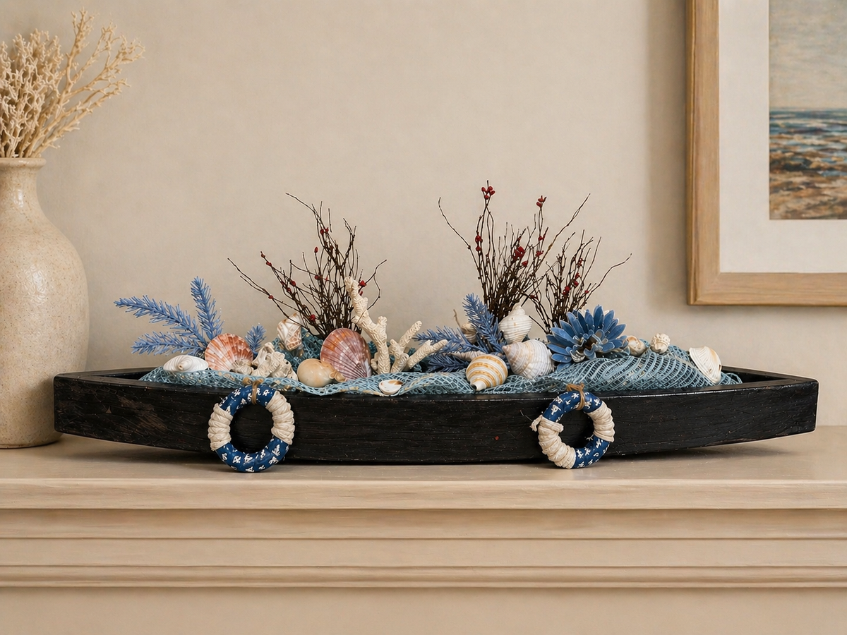 Coastal boat Table Centerpiece