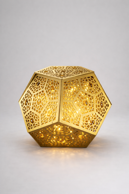 Geometric hexagonal ramadan figure