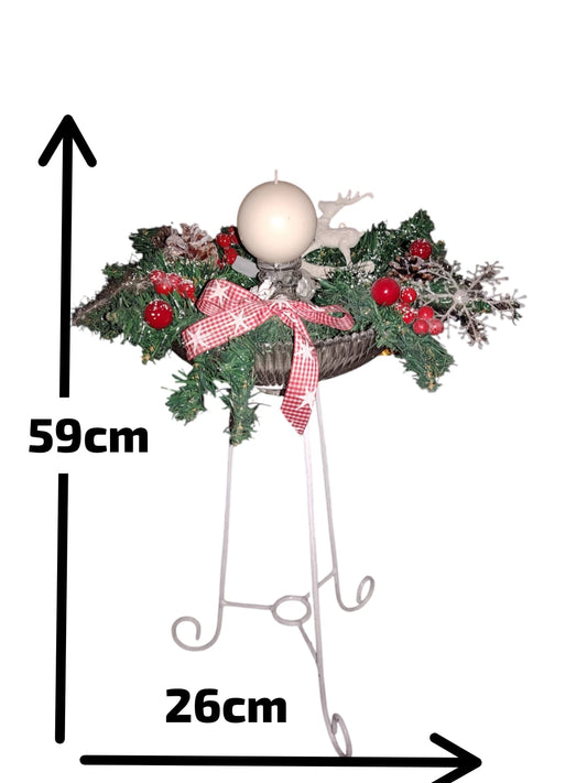 plate candle holder