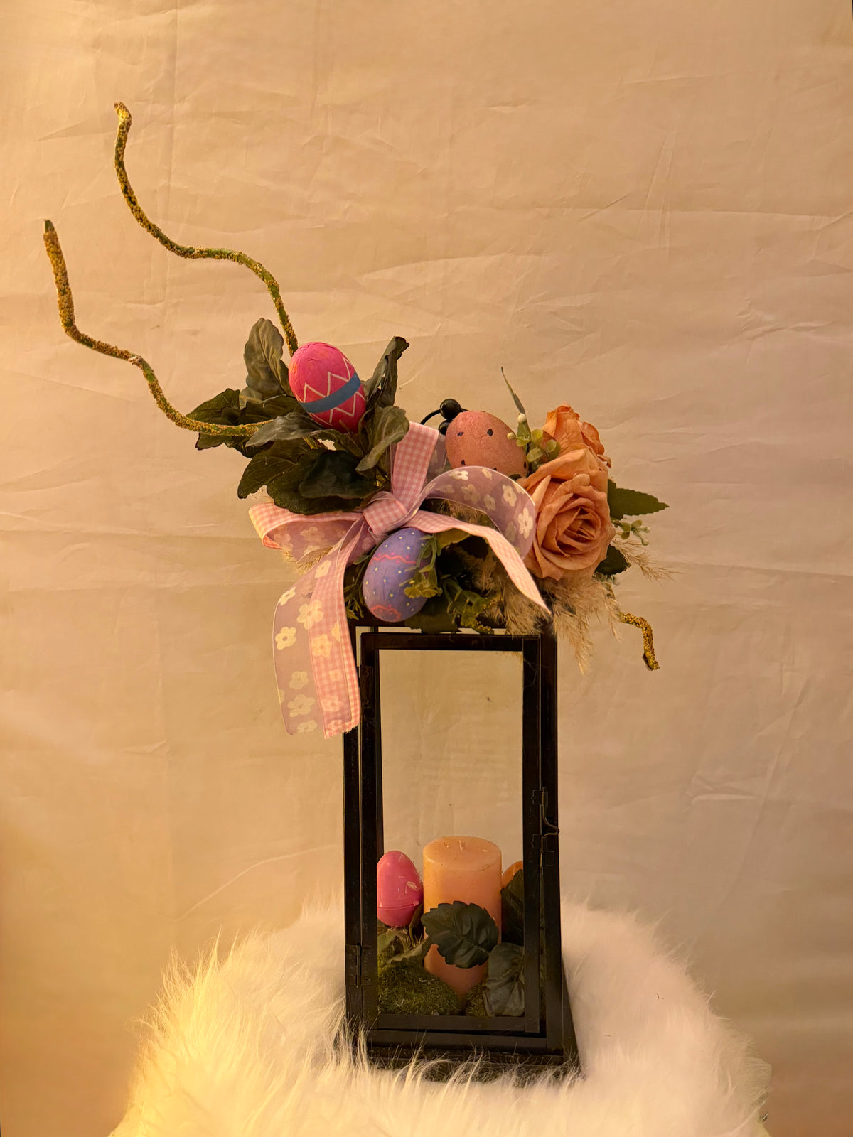 Floral Easter Lantern