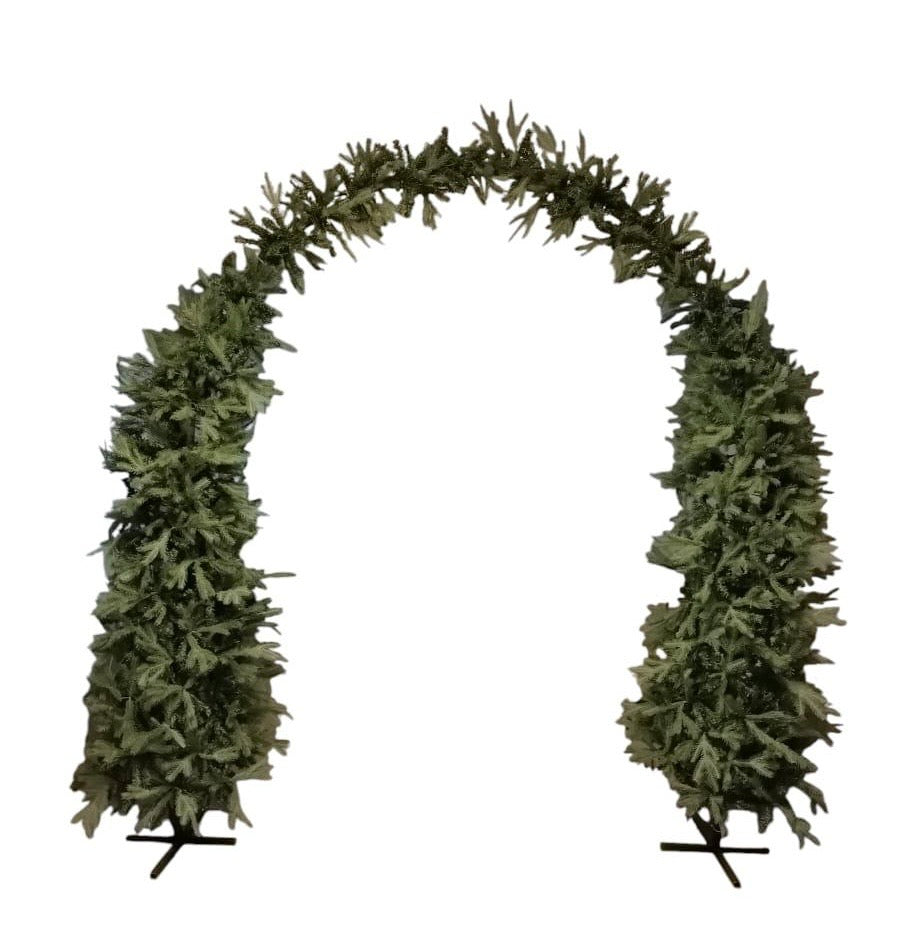 Green Christmas arch