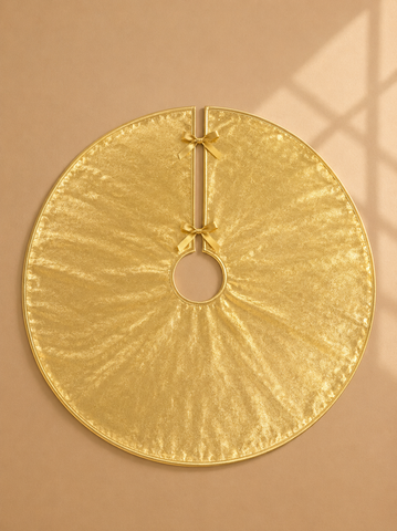 Gold Velvet Christmas Tree Skirt