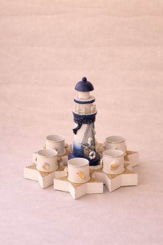 Lighthouse candle holder Set