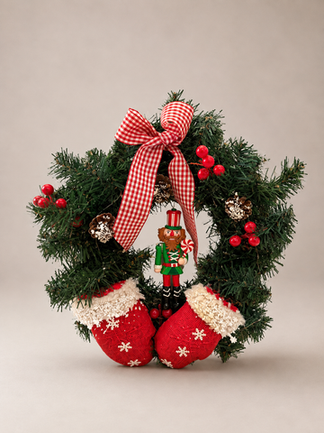 Classic Nutcracker Christmas Wreath