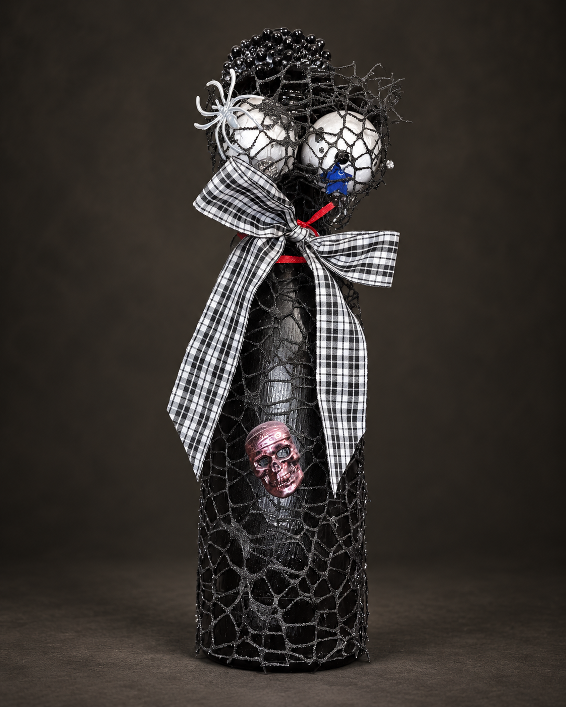 Halloween Skull Bottle Decoration