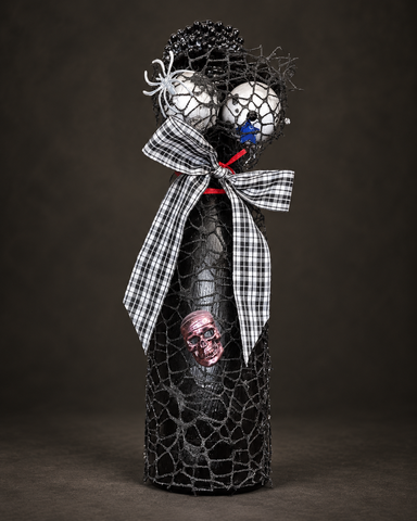 Halloween Skull Bottle Decoration