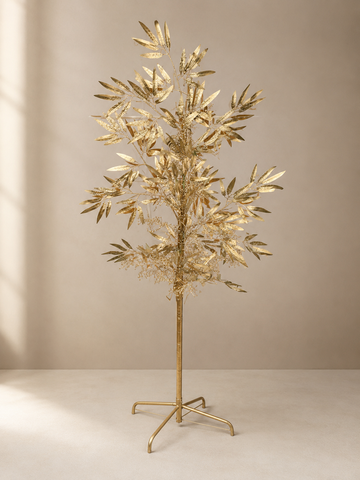 Gold Leaf Christmas Tree