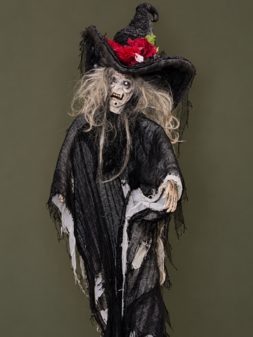 Creepy Witch Halloween Decoration
