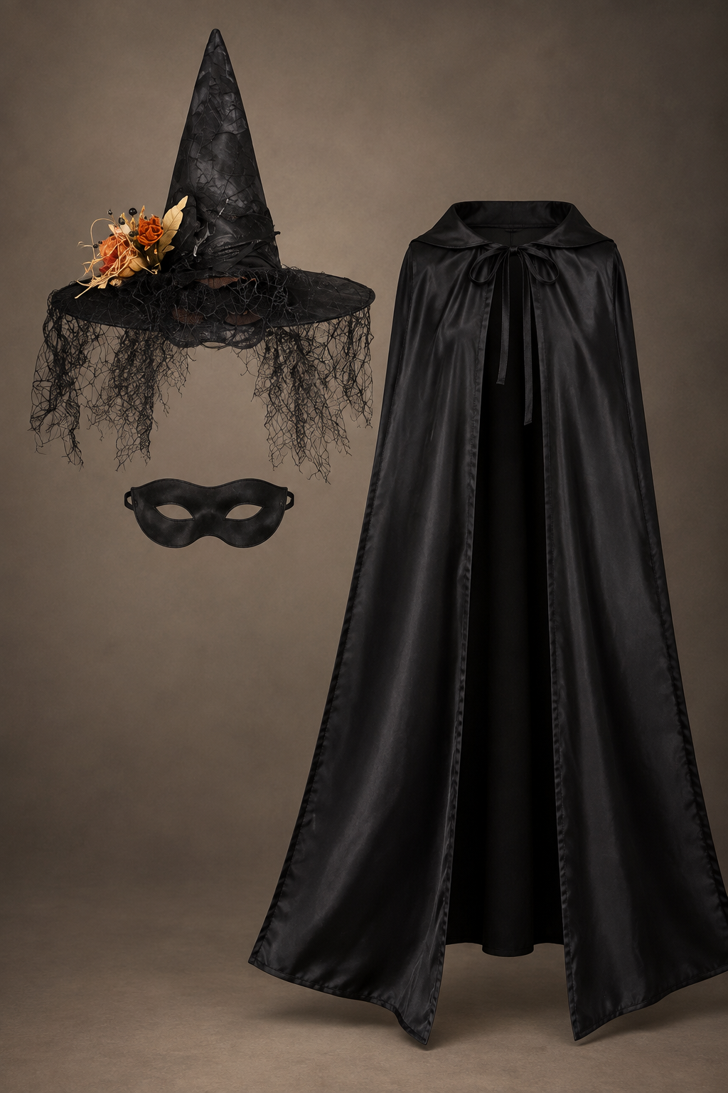 Orange Rose Witch Costume Set