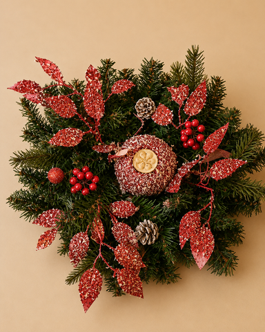 Red Berry Christmas Wreath