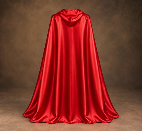 Kids’ Red Hooded Cape