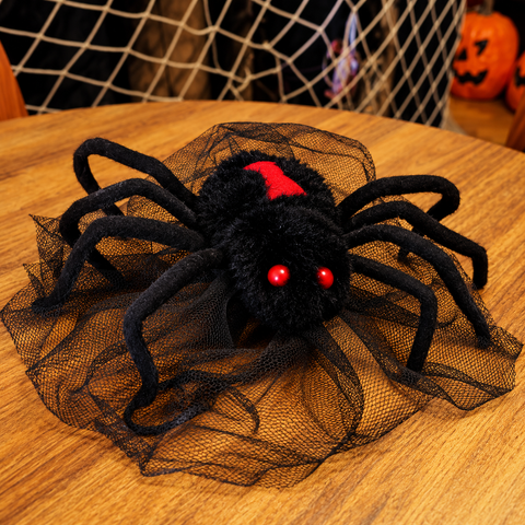 Halloween Black Spider Decoration