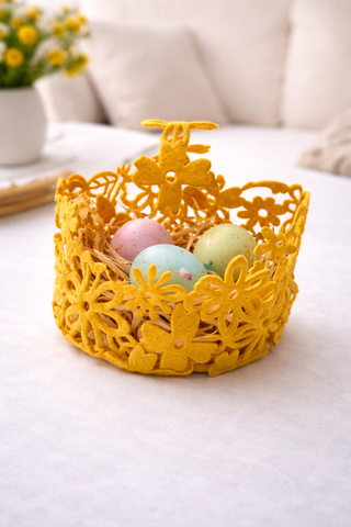 Floral Easter Basket
