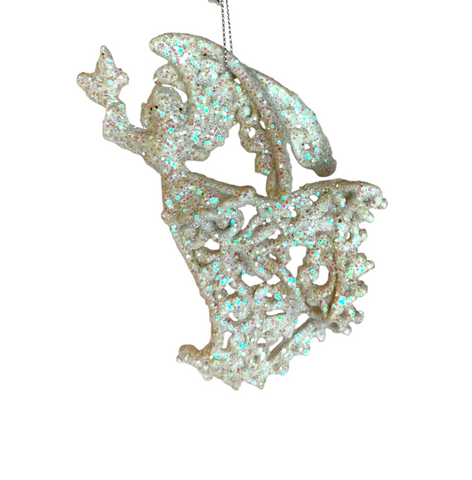 WHITE ANGEL ORNAMENT