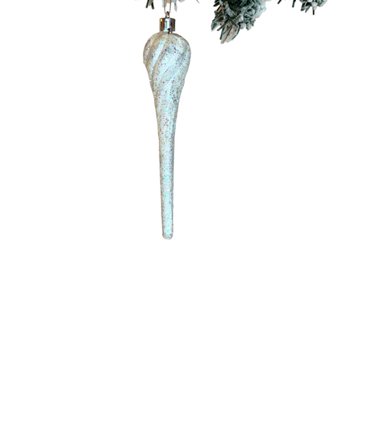 WHITE CARROT ORNAMENT