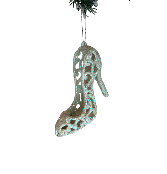 WHITE HEELES BOOT ORNAMENT