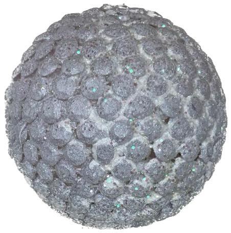 SILVER CLOVES BEADS BALL
