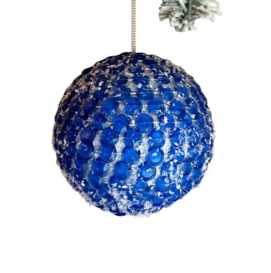 BLUE CLOVES BEADS BALL