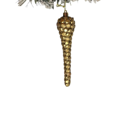 GOLD CARROT ORNAMENT