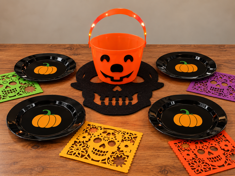 Halloween Pumpkin Tableware Set
