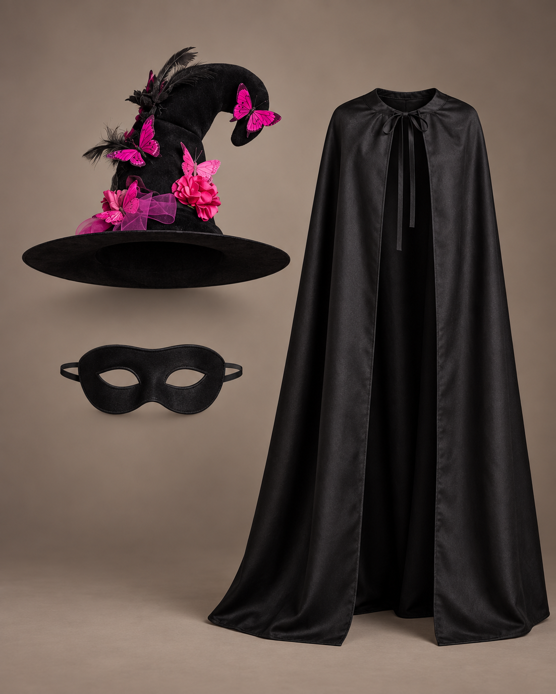 Pink Butterfly Witch Costume Set