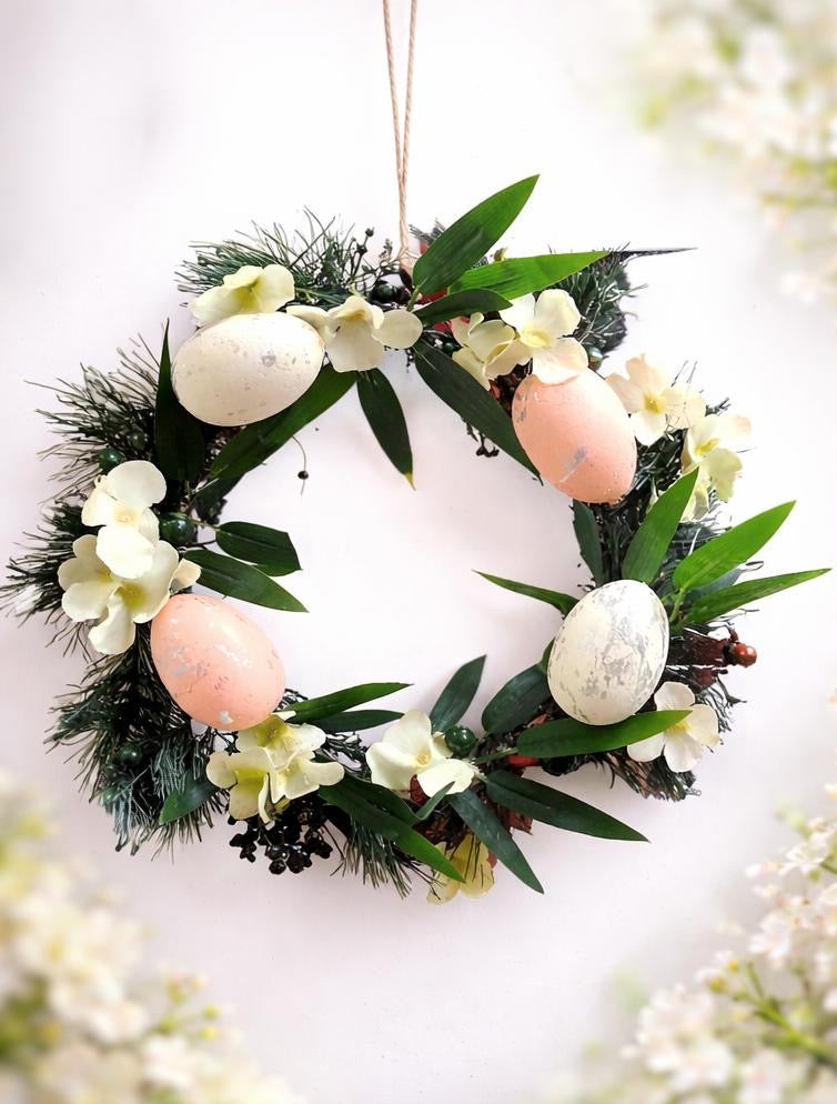 Soft Egg Easter Wreath