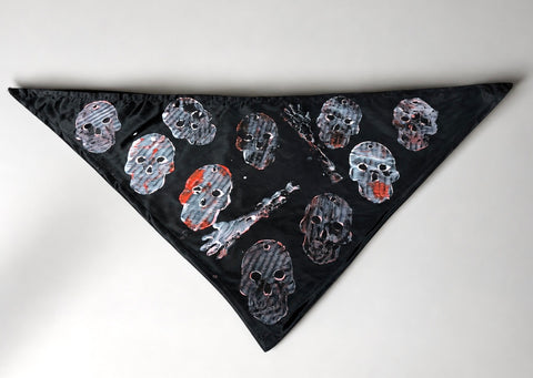 Black Skull Bandana