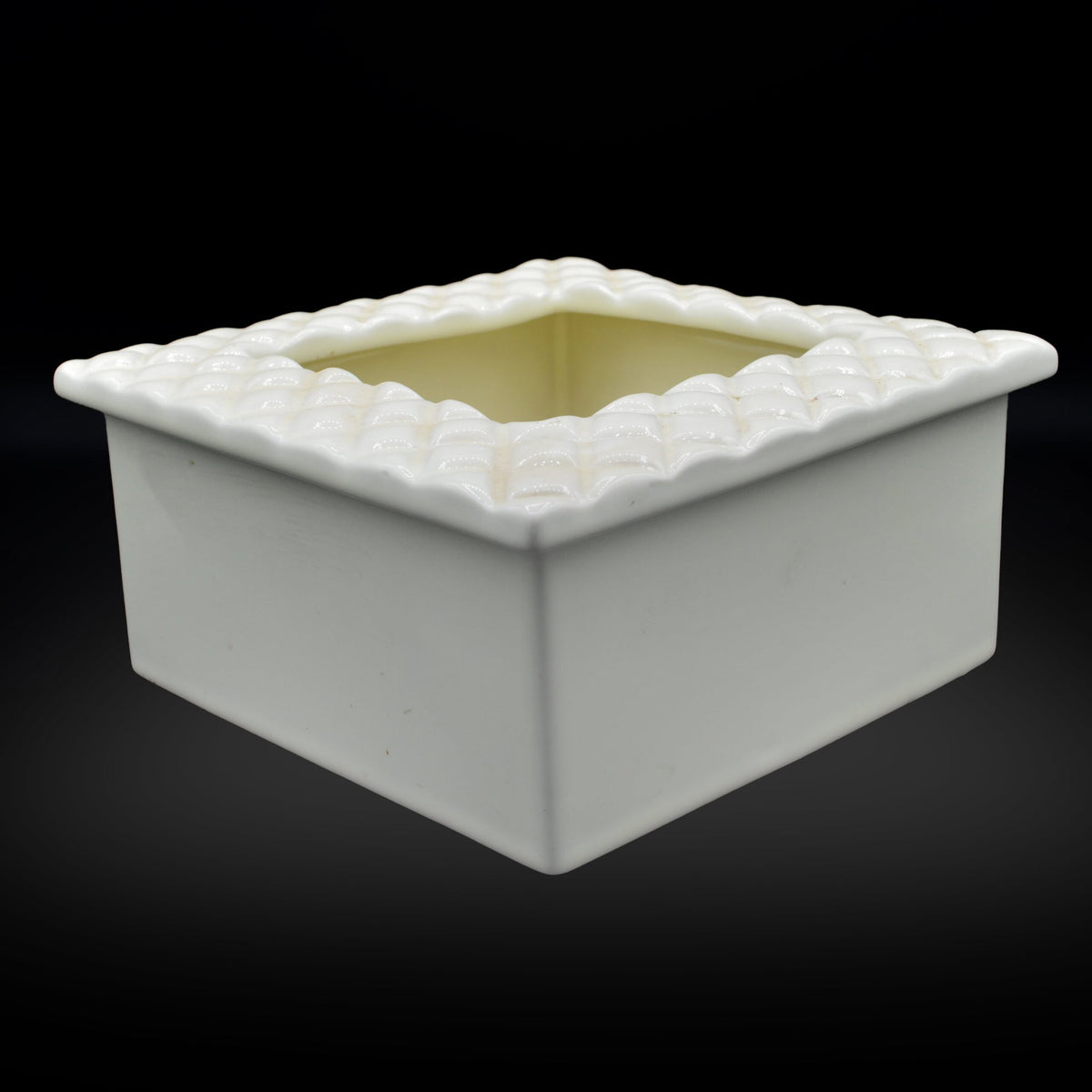 pottery vase - white color