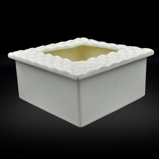 pottery vase - white color