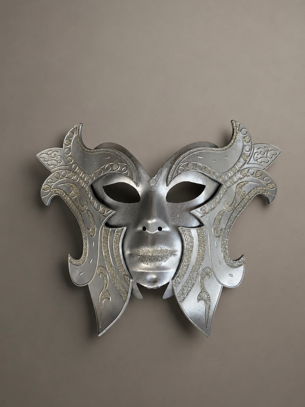 Silver Masquerade Halloween Mask