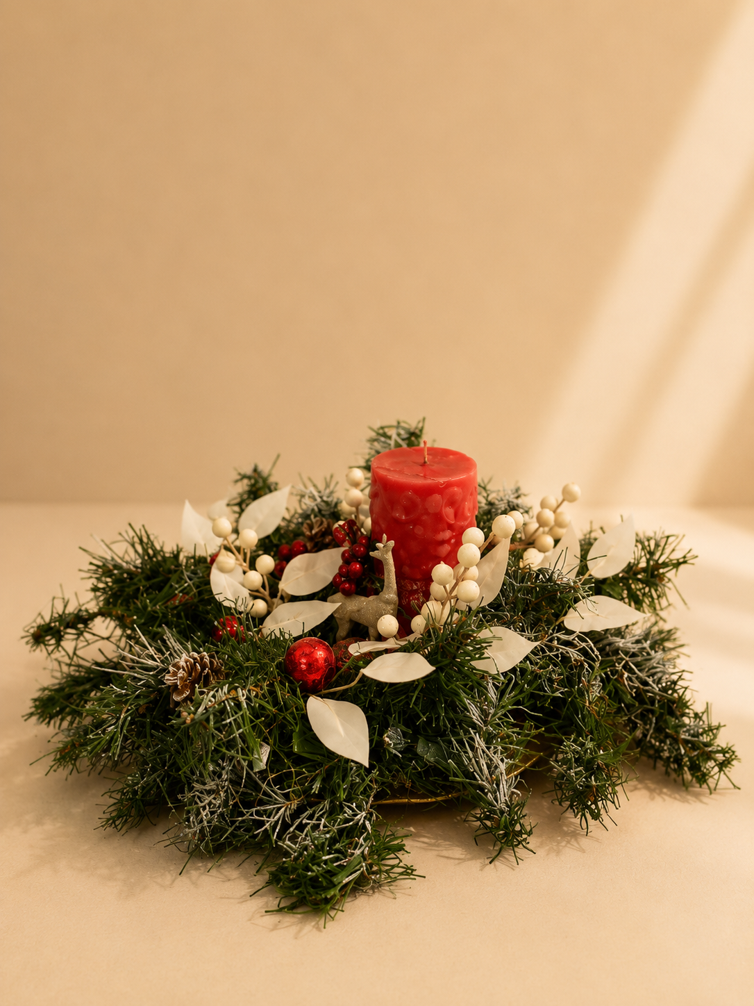 Crimson Christmas Glow