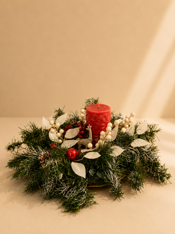 Crimson Christmas Glow