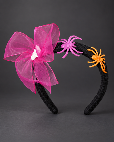 Halloween Spider Bow Headband