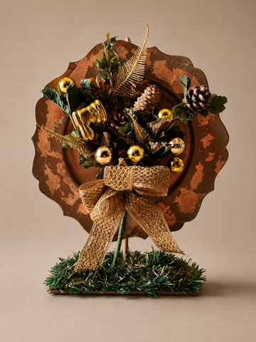 Golden Bell Christmas Arrangement