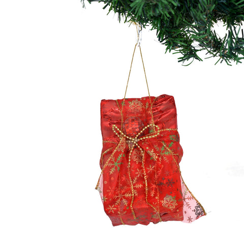 Red Christmas Gift Ornament