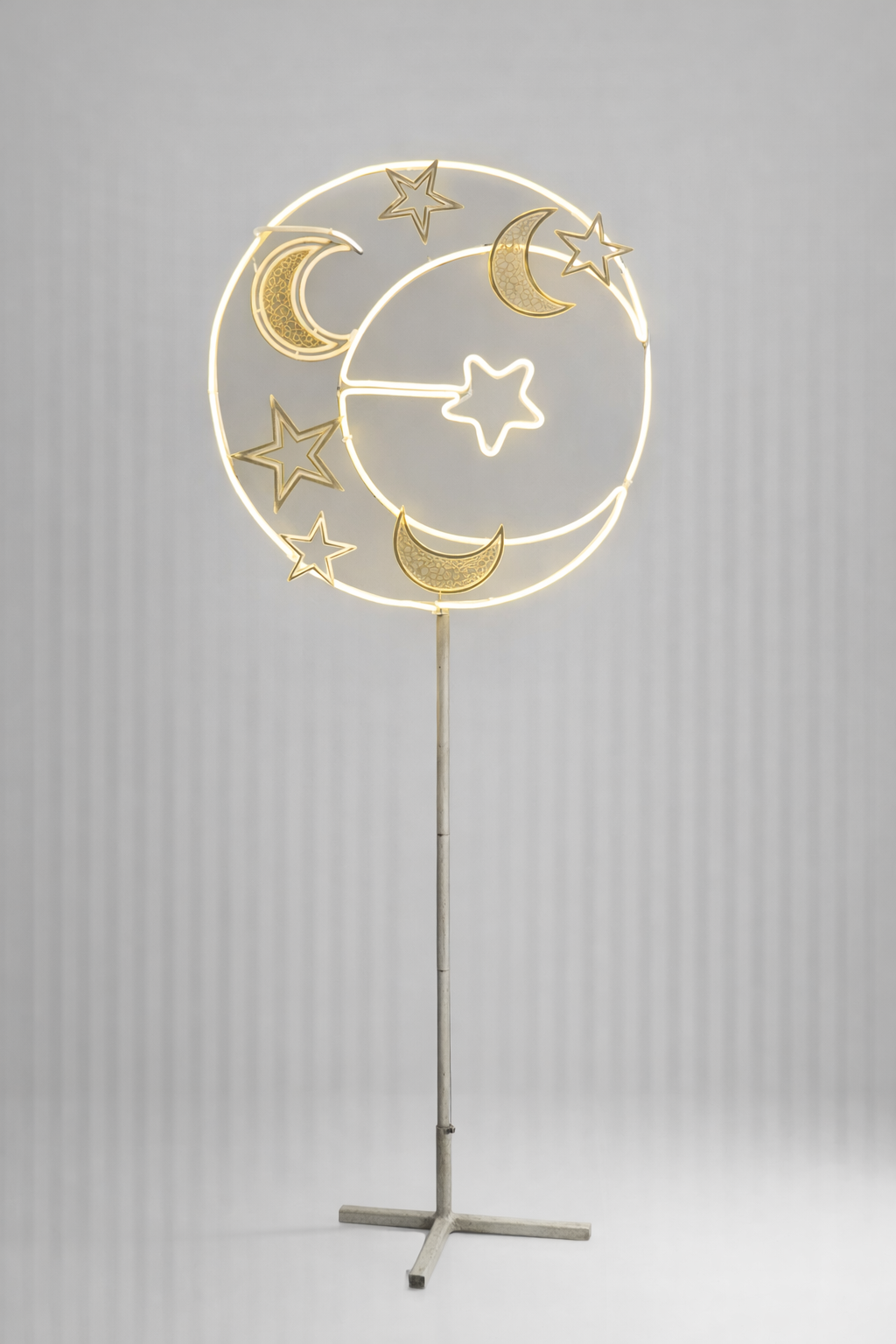 Crescent Led Light Standing Crescent Light – Artshop Egypt