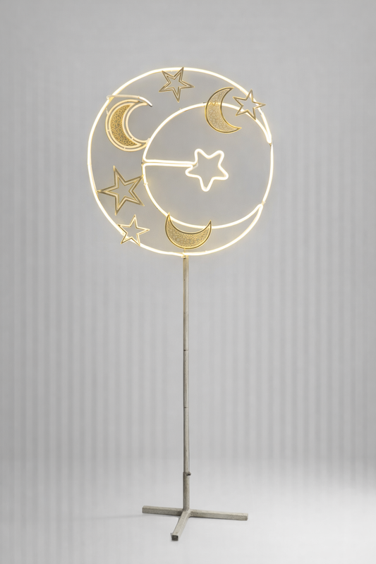 Standing Crescent Light