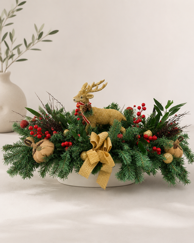 Woodland Reindeer Centerpiece