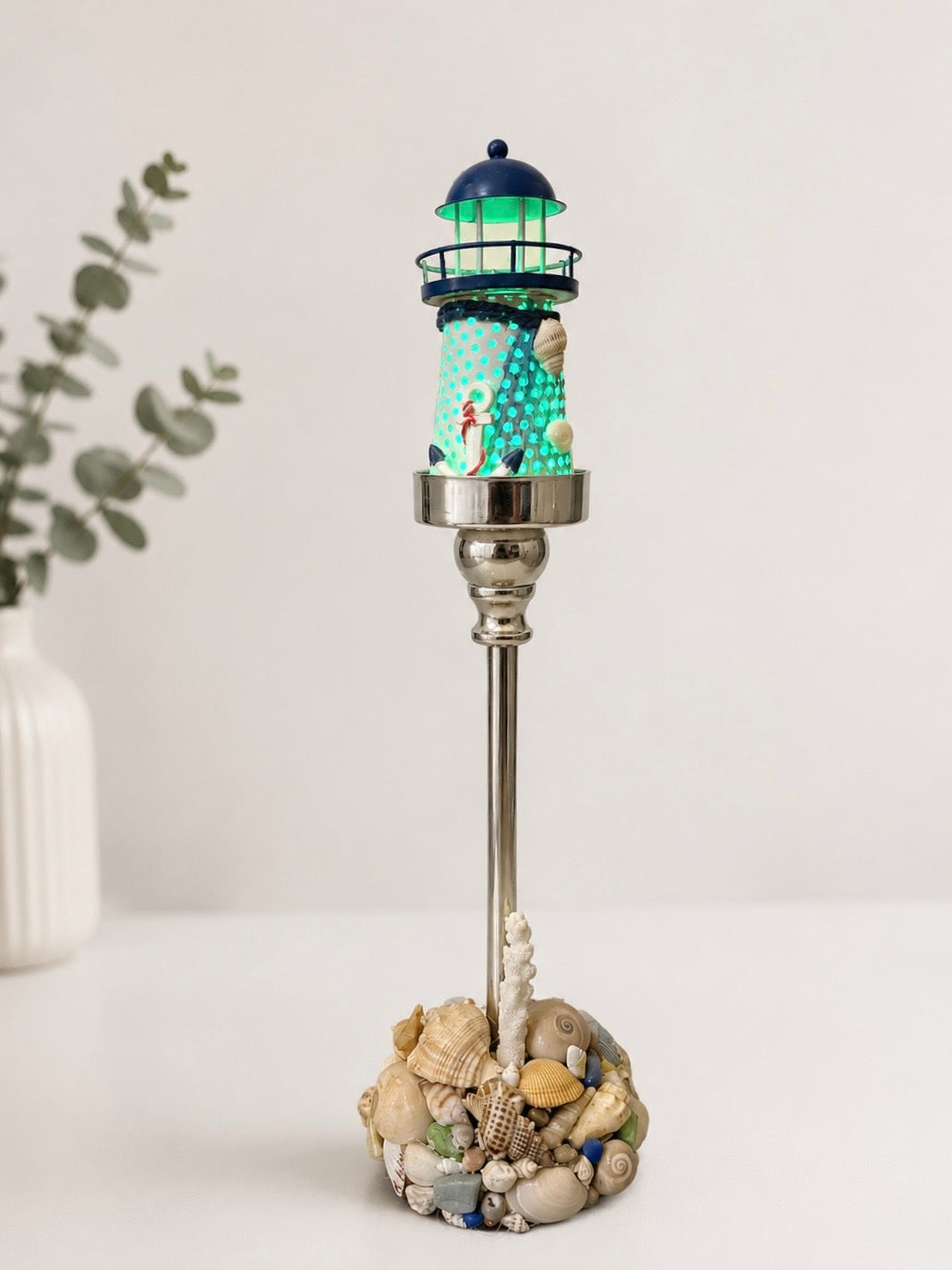 Coastal Lighthouse Candle Holder