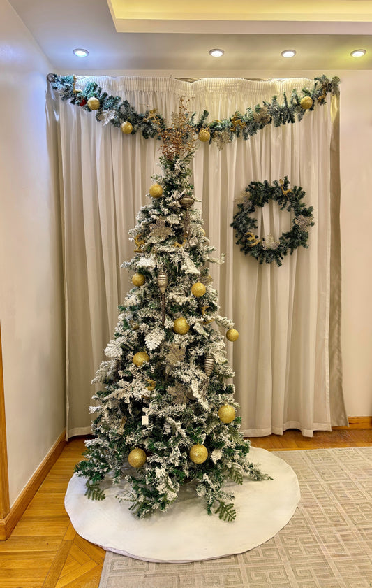 Ice Bloom- 2.10 m Christmas tree bundle