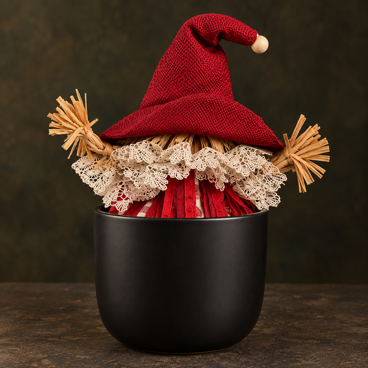 Halloween Witch Pot Decoration