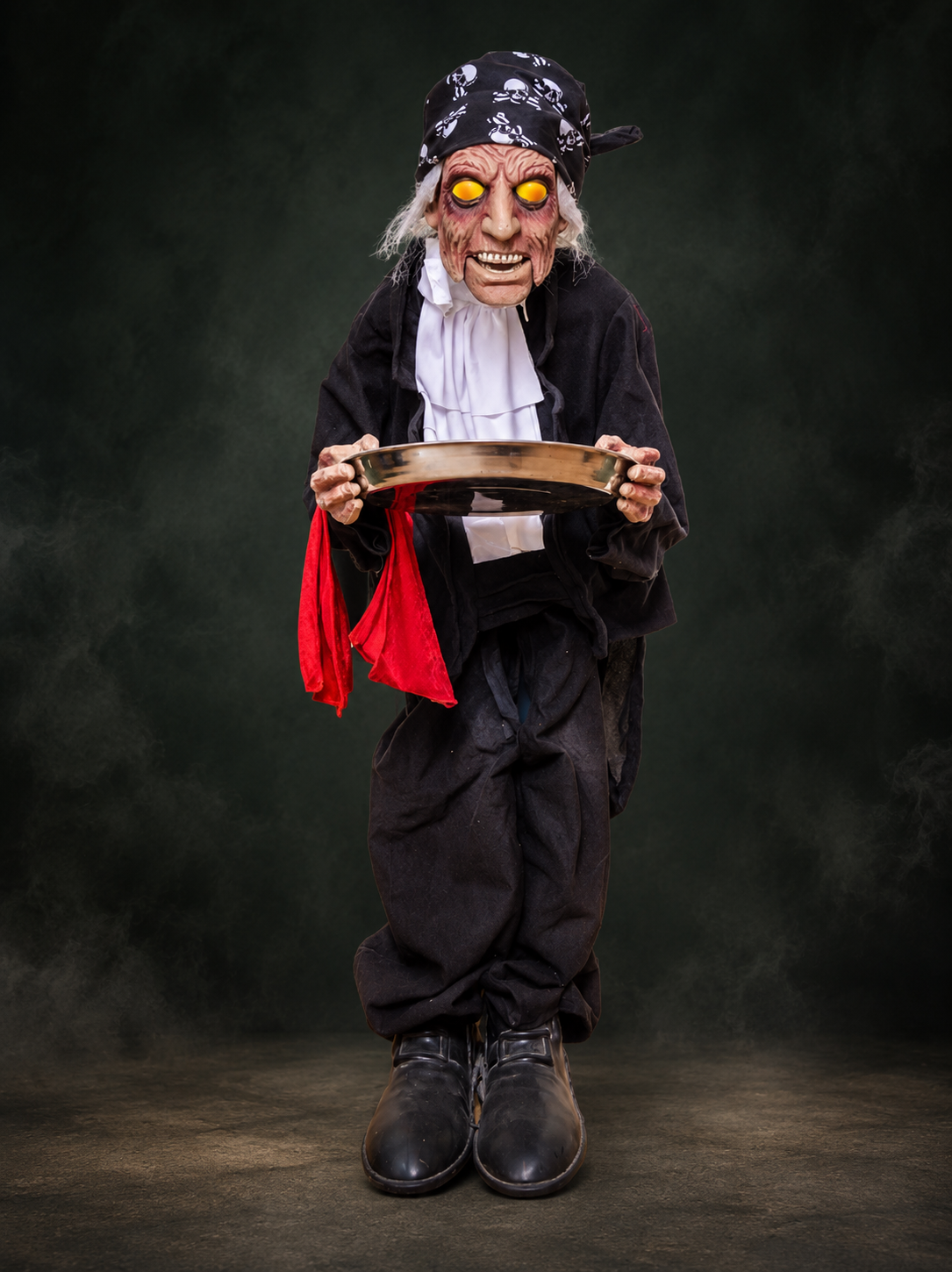 Animated butler character
